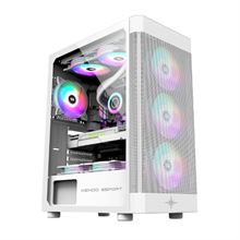 Vỏ Case KENOO Esport AF100-3F màu trắng