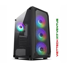 Vỏ Case Viettech Gaming X17 Ventus 3 fan LED